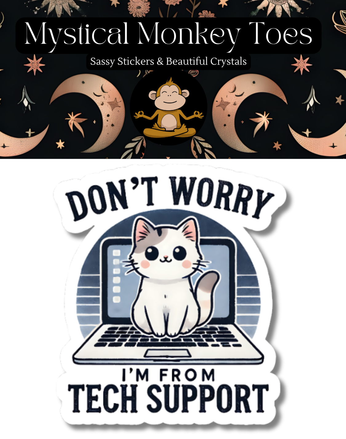 Tech Support Sticker
