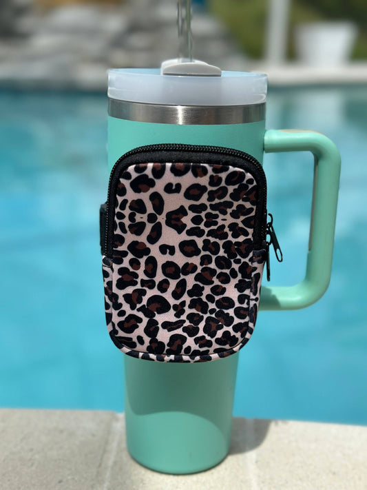 "The Billie" Cup Bag Leopard