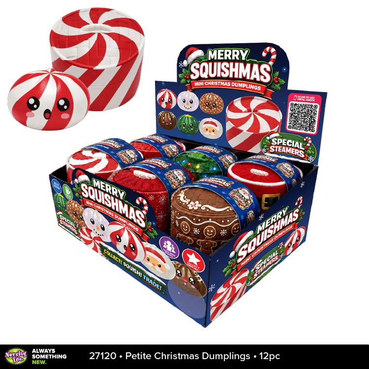 Mini Squishy Christmas Dumplings Toy