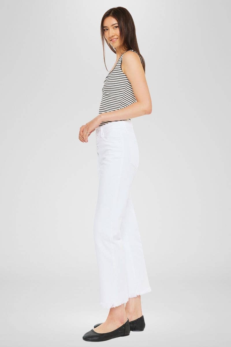 High Rise White Straight