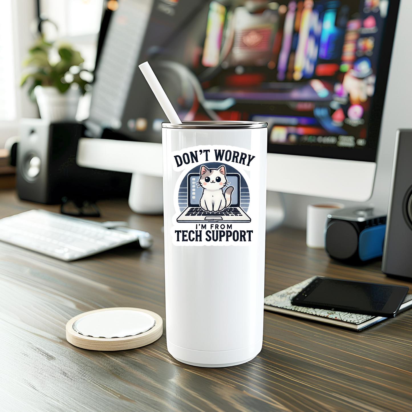Tech Support Sticker