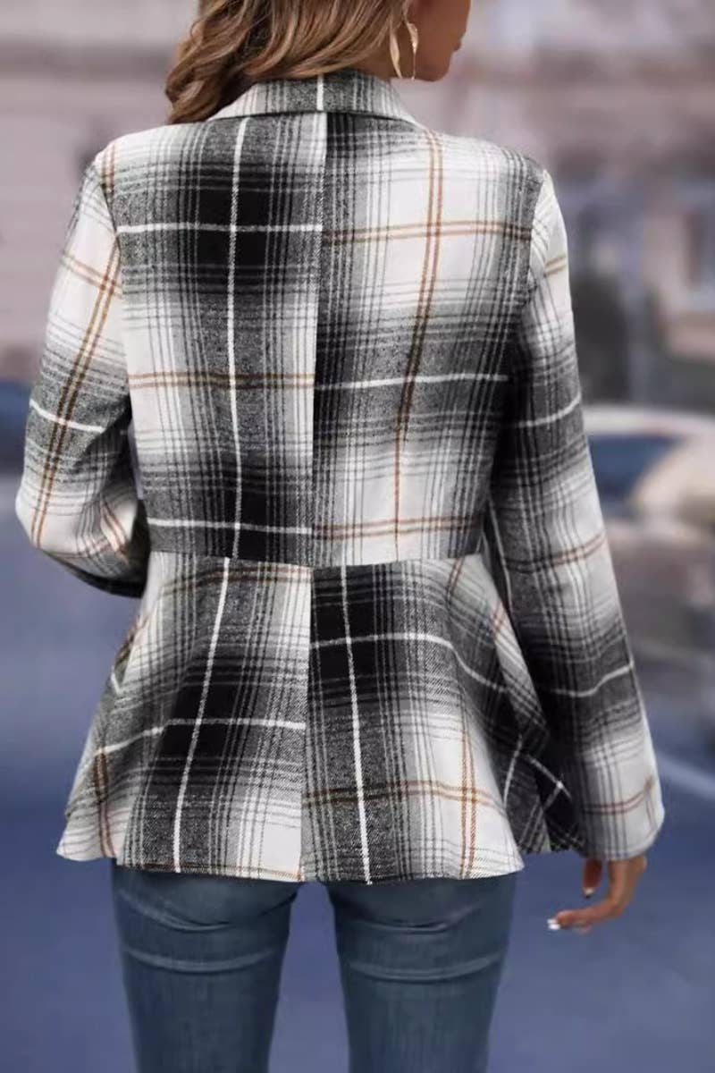 Plaid Suit Waistcoat