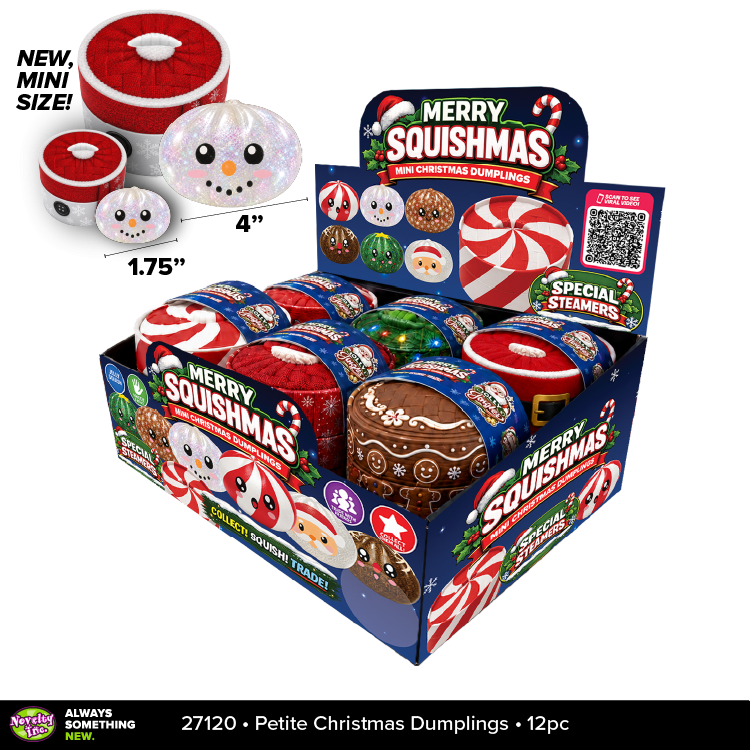 Mini Squishy Christmas Dumplings Toy