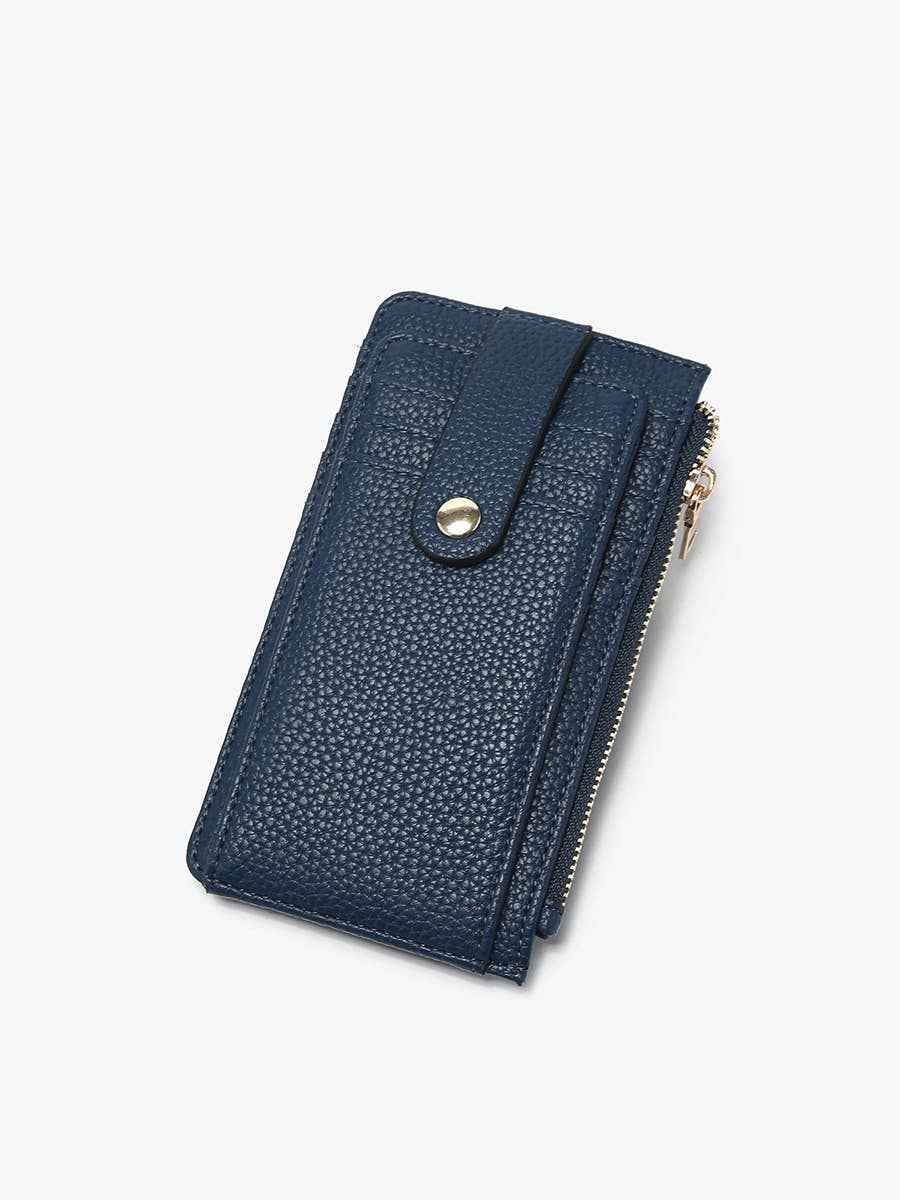 Jen & Co. - Mae RFID Multi-Card Wallet w/ Strap Snap Closure | WL2541RF