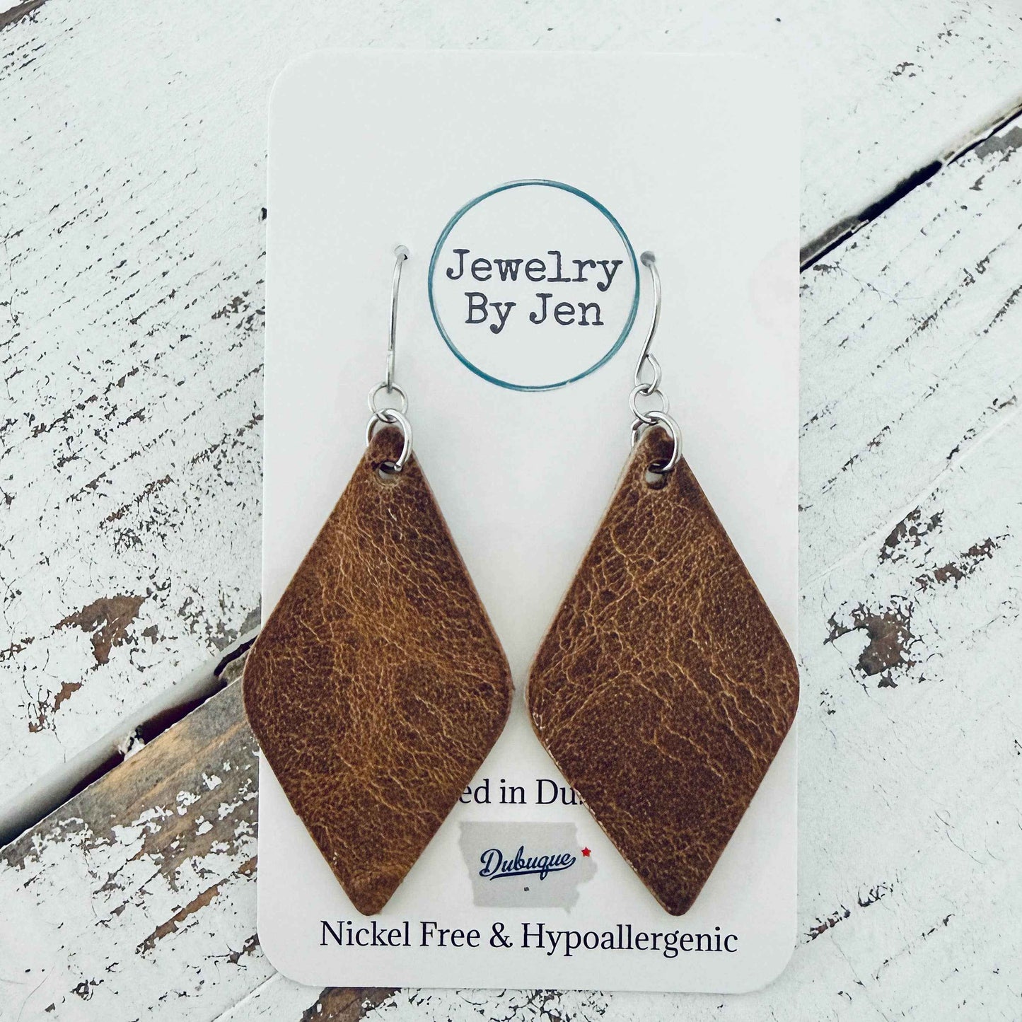 Jewelry By Jen - Lora Earrings: Vintage Cowboy