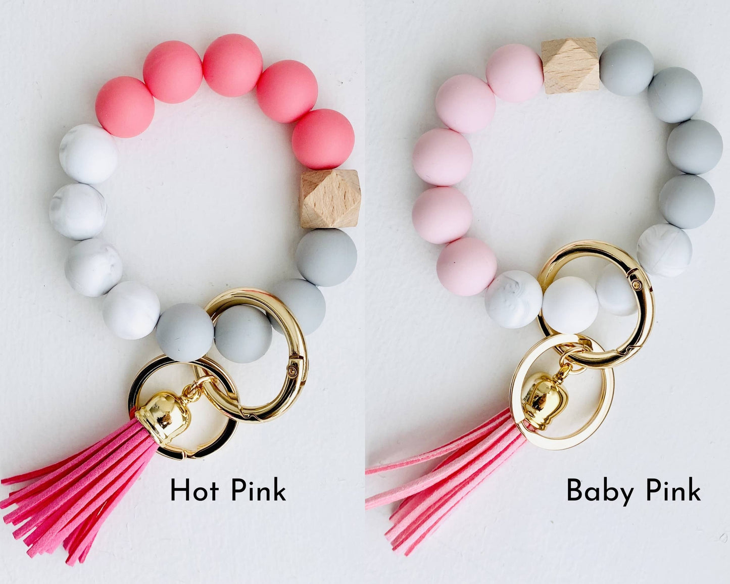 Silicone Wristlet Key Ring