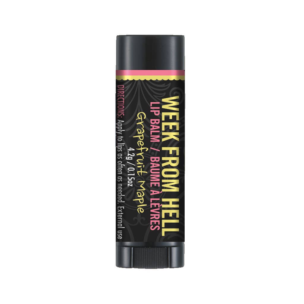 Week From Hell - Lip Balm- Grapefruit Maple