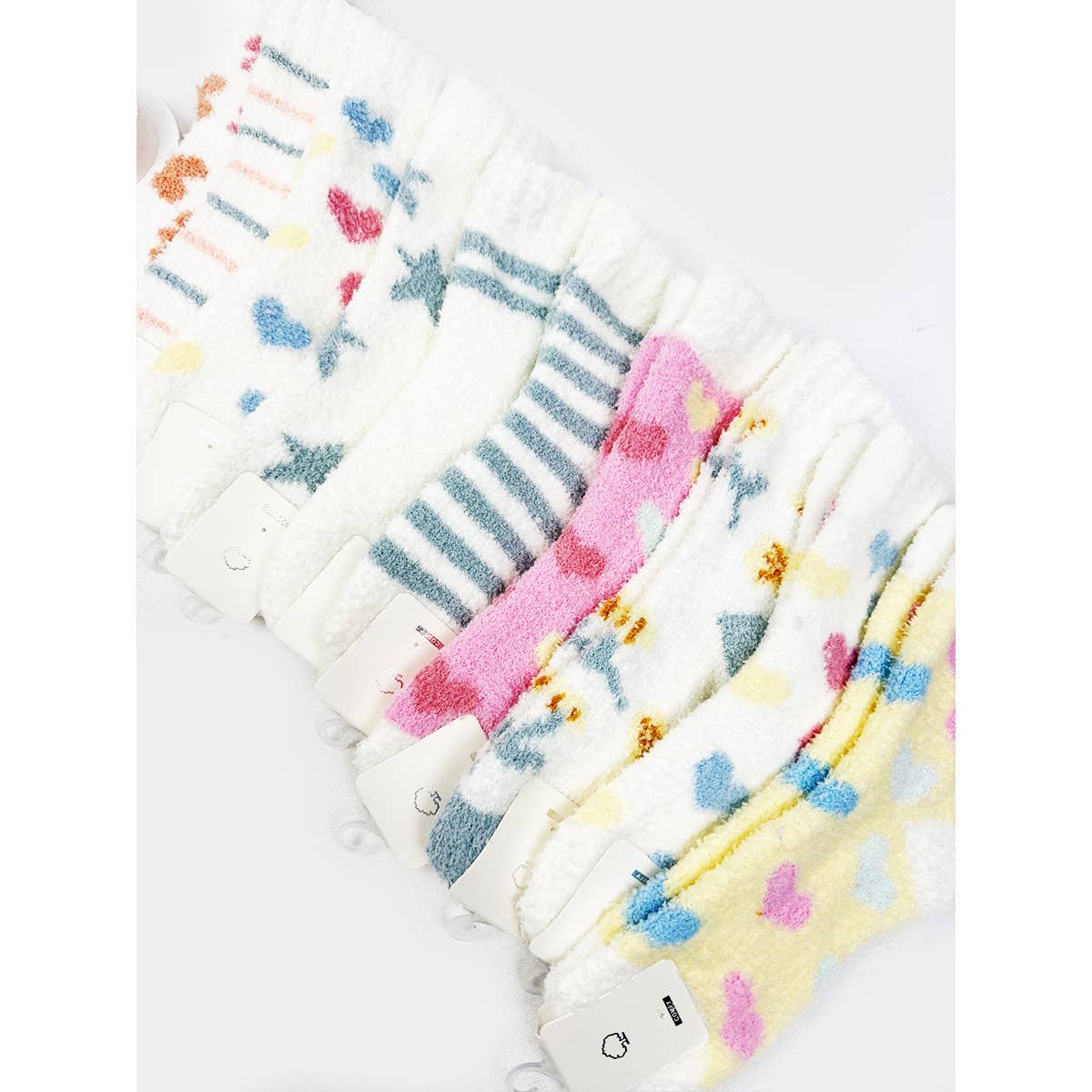Soft Tone Comfy Winter Design Socks - Threads Boutique