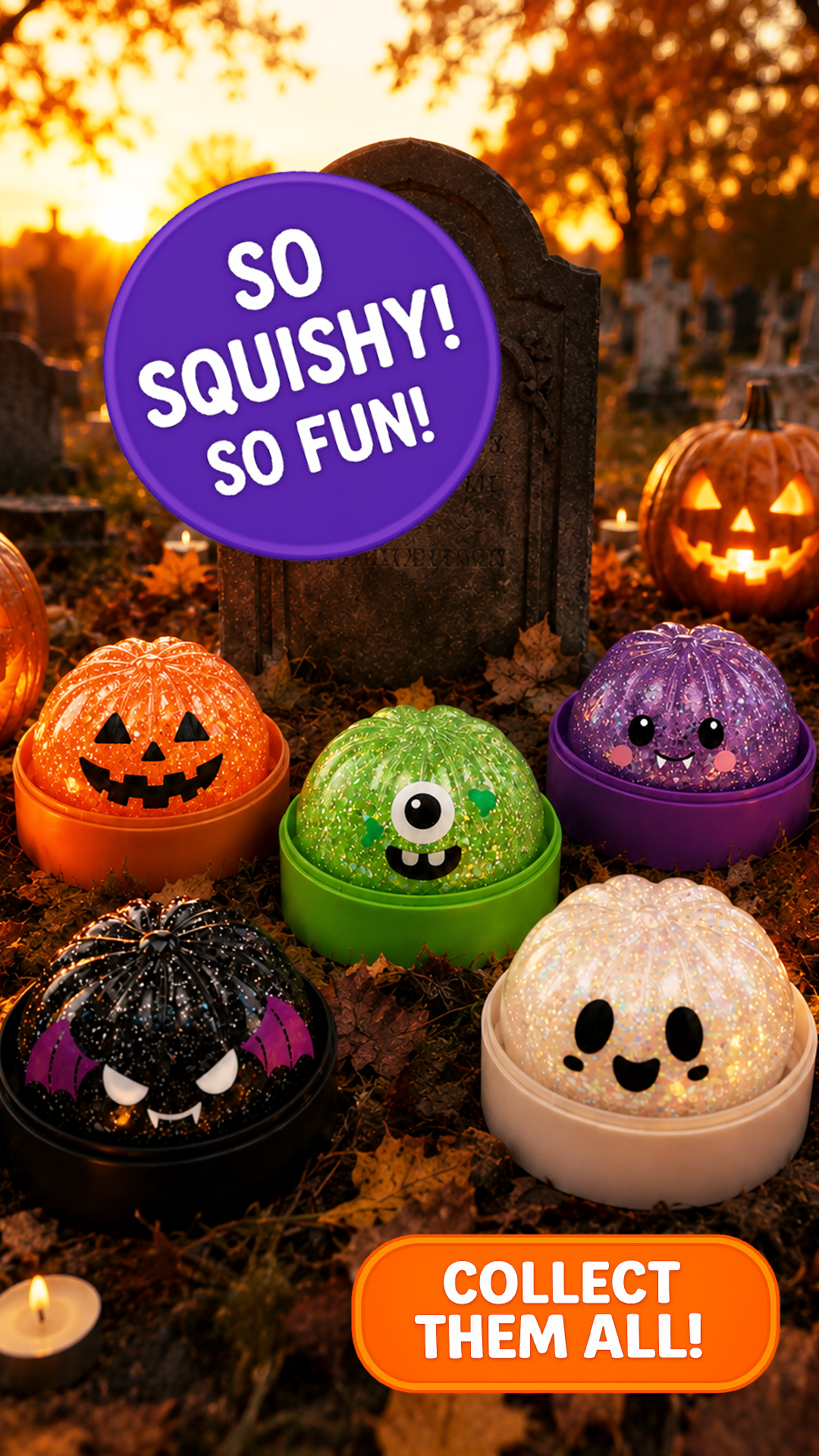 Halloween Dumpling Squishy Toy