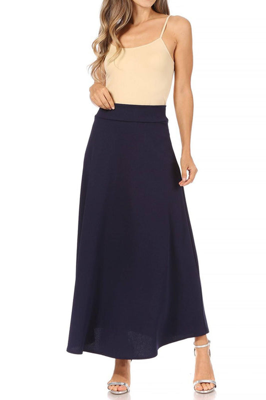 Flare A-line Long Skirt