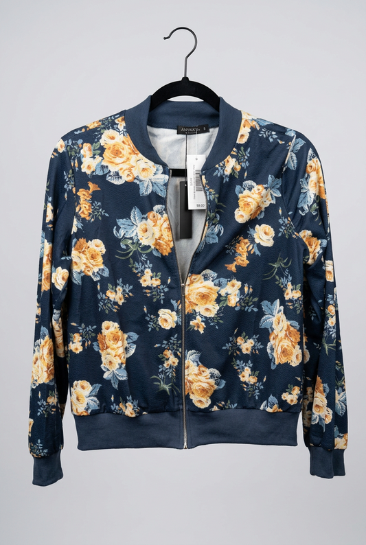 Floral Bomber Jacket