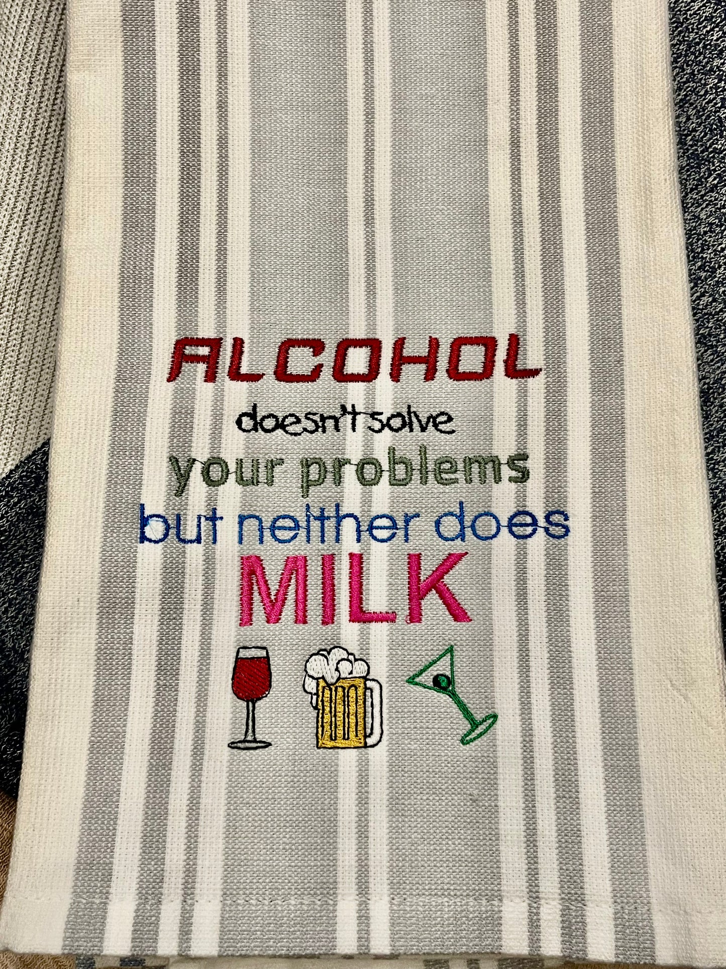 Embroidered Christmas Towels