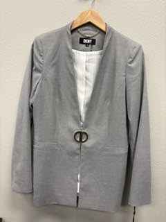 DKNY Collarless Blazer