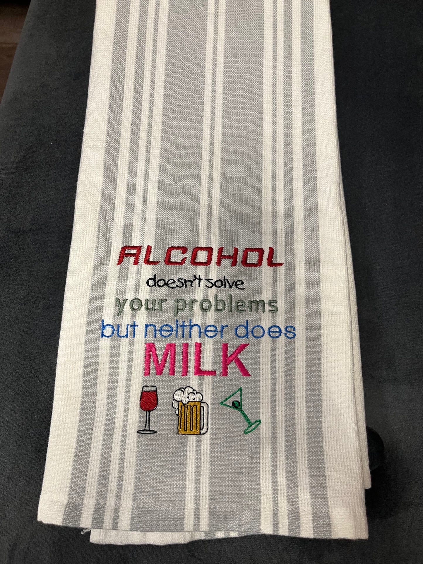 Embroidered Christmas Towels