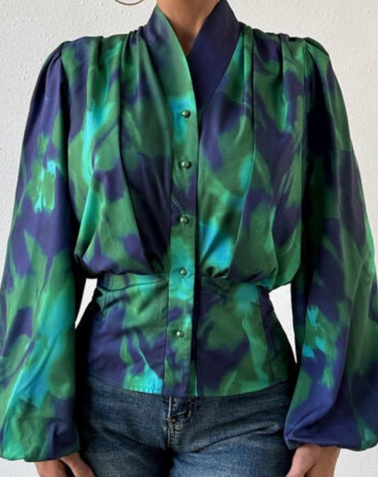 Tie Dye Button Up