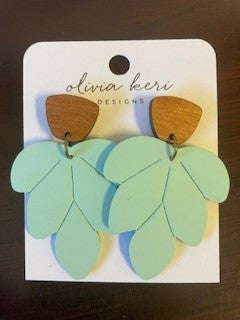 Flora Mint Earrings