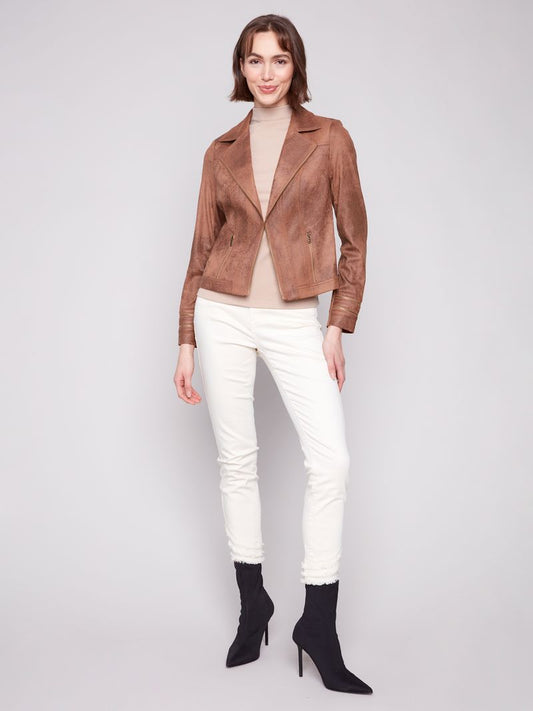 Vintage Faux Leather Jacket