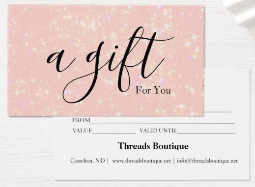 Threads Boutique Gift Card