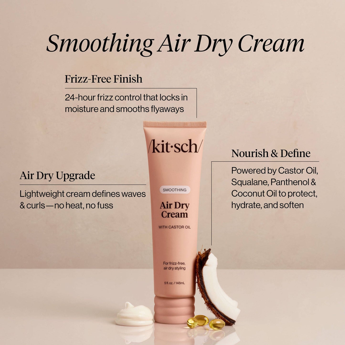 KITSCH - Smoothing Air Dry Cream - Threads Boutique