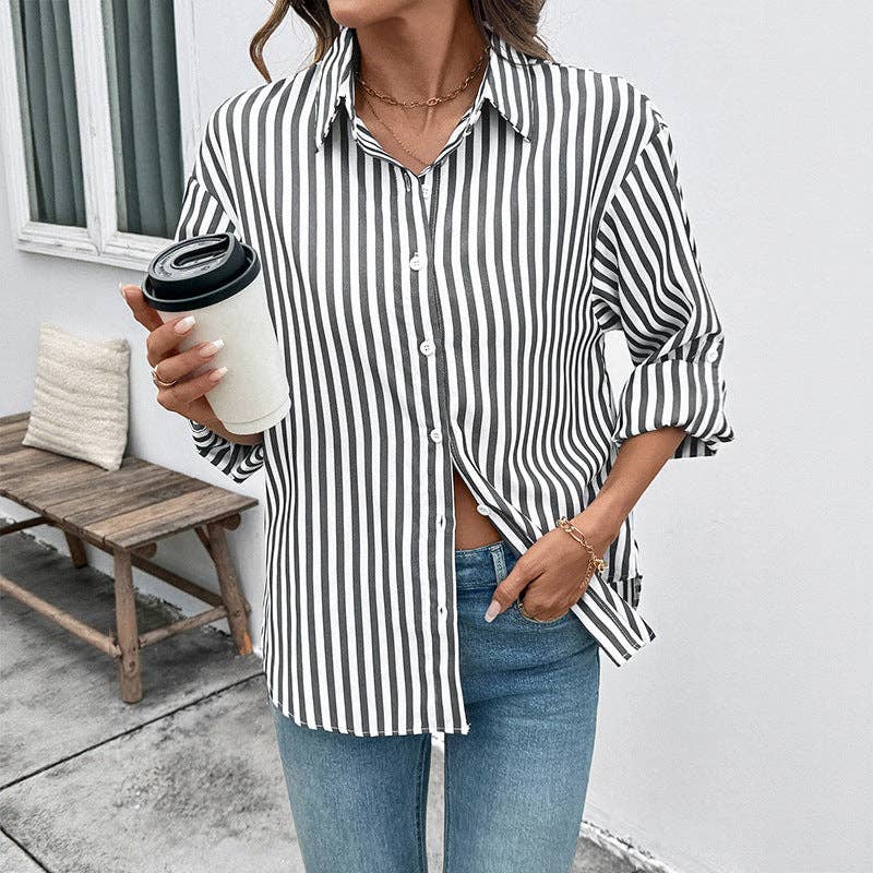 Striped Button Down