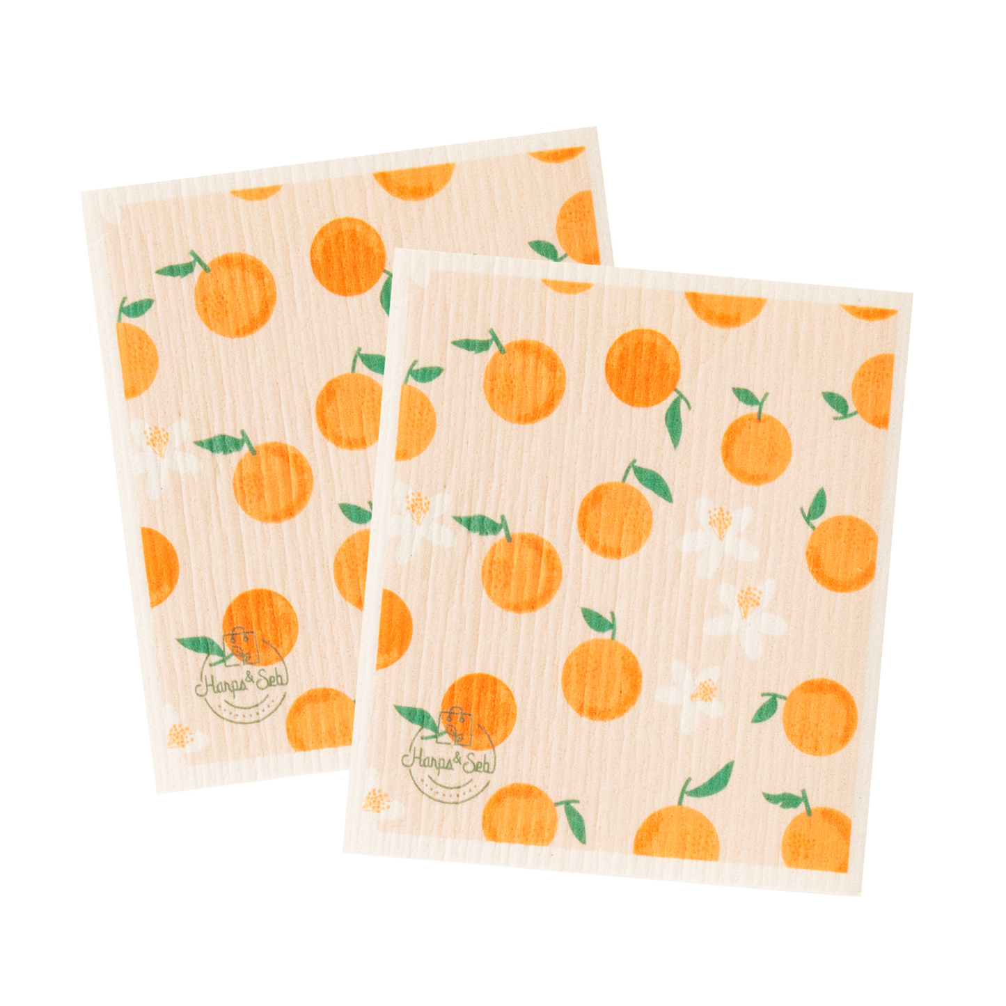 Harps & Seb Swedish Dishcloths - Orange Slice