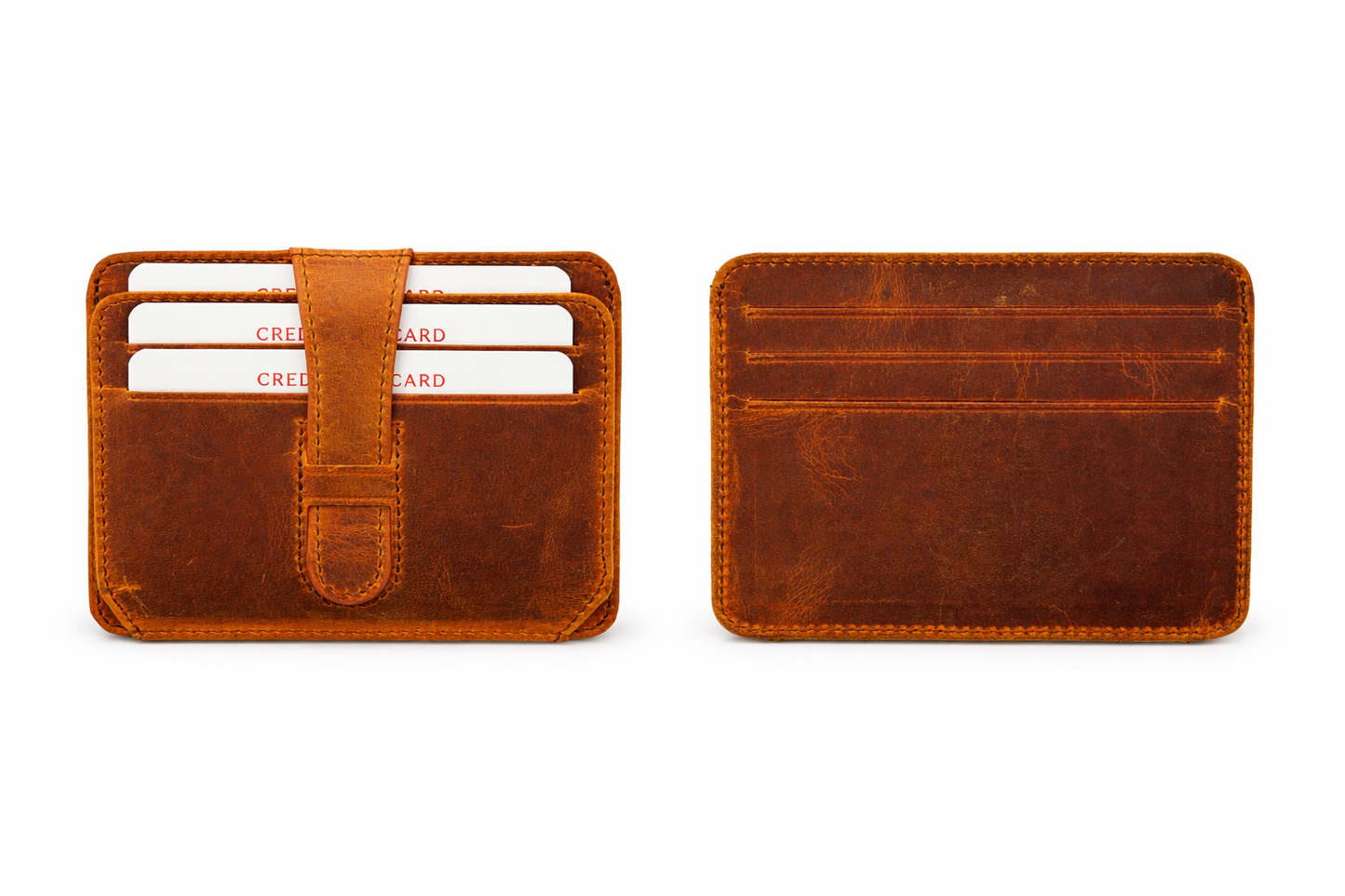Helios Handcrafted Genuine Leather Cardholder