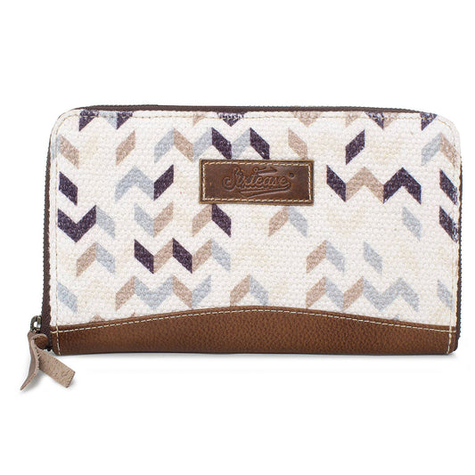 Chevron Canvas Large Wallet