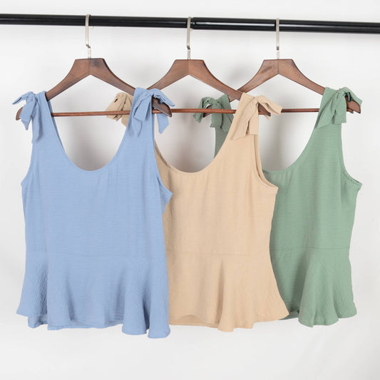 Peplum Tank Top