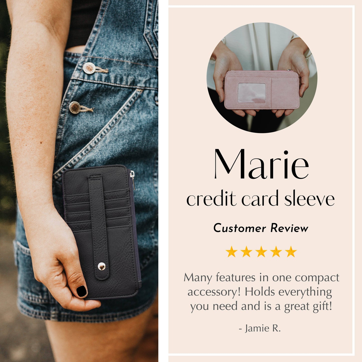 Marie Credit Card Sleeve