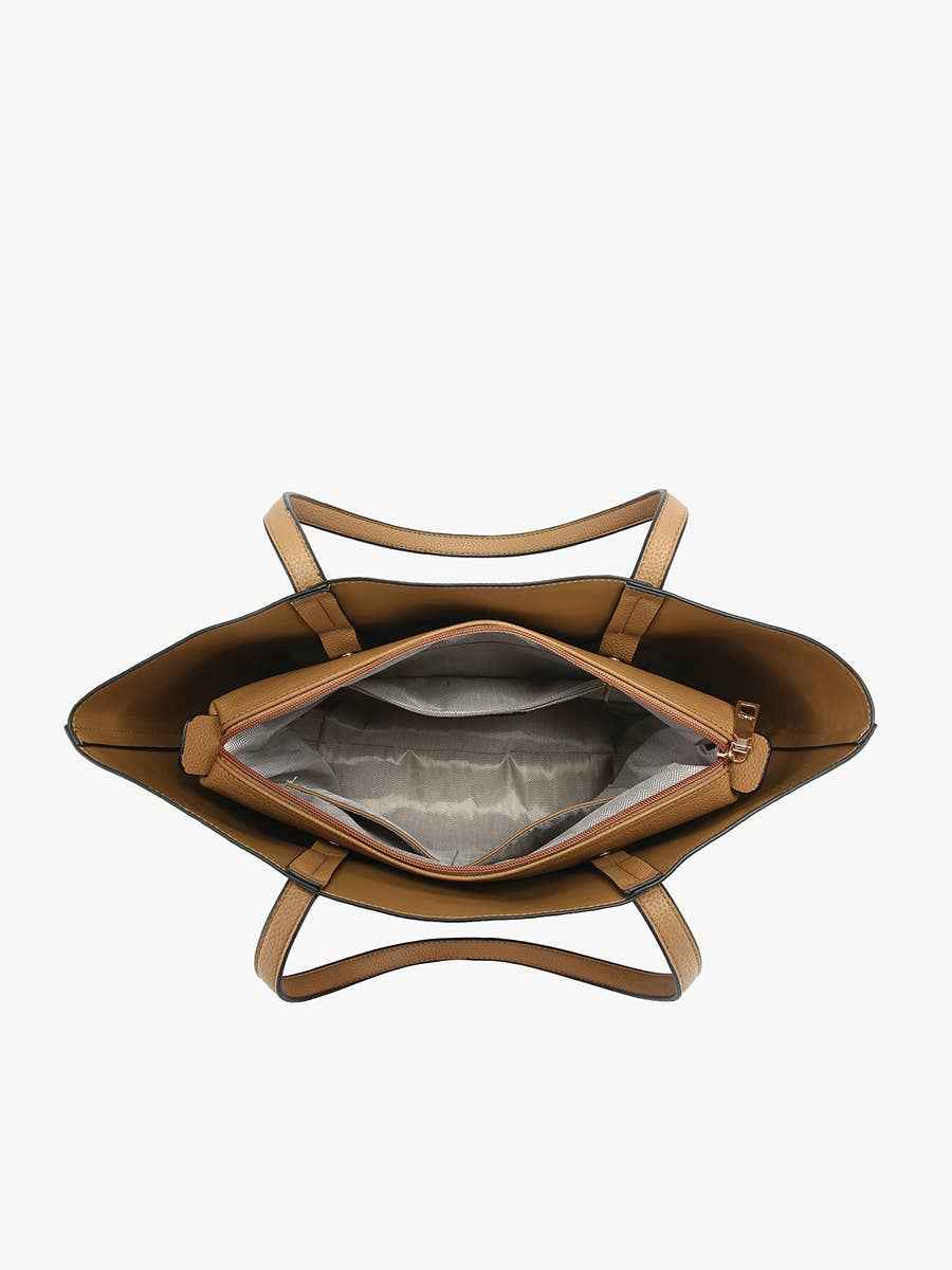 Jen & Co. - M2613 Millie Classic Paneled Tote