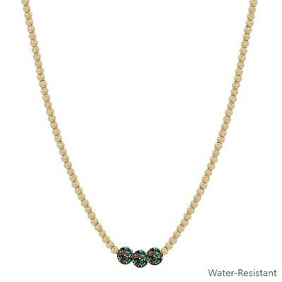 Emerald Bead Necklace