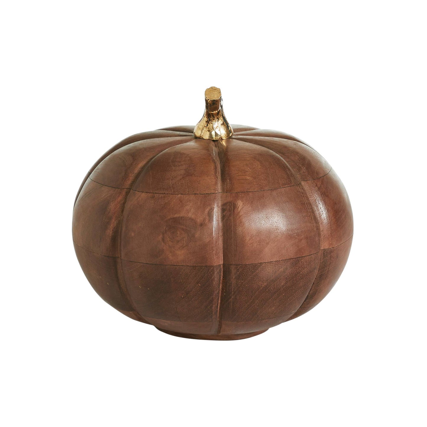 Chestnut Mango Wood Pumpkin 7"