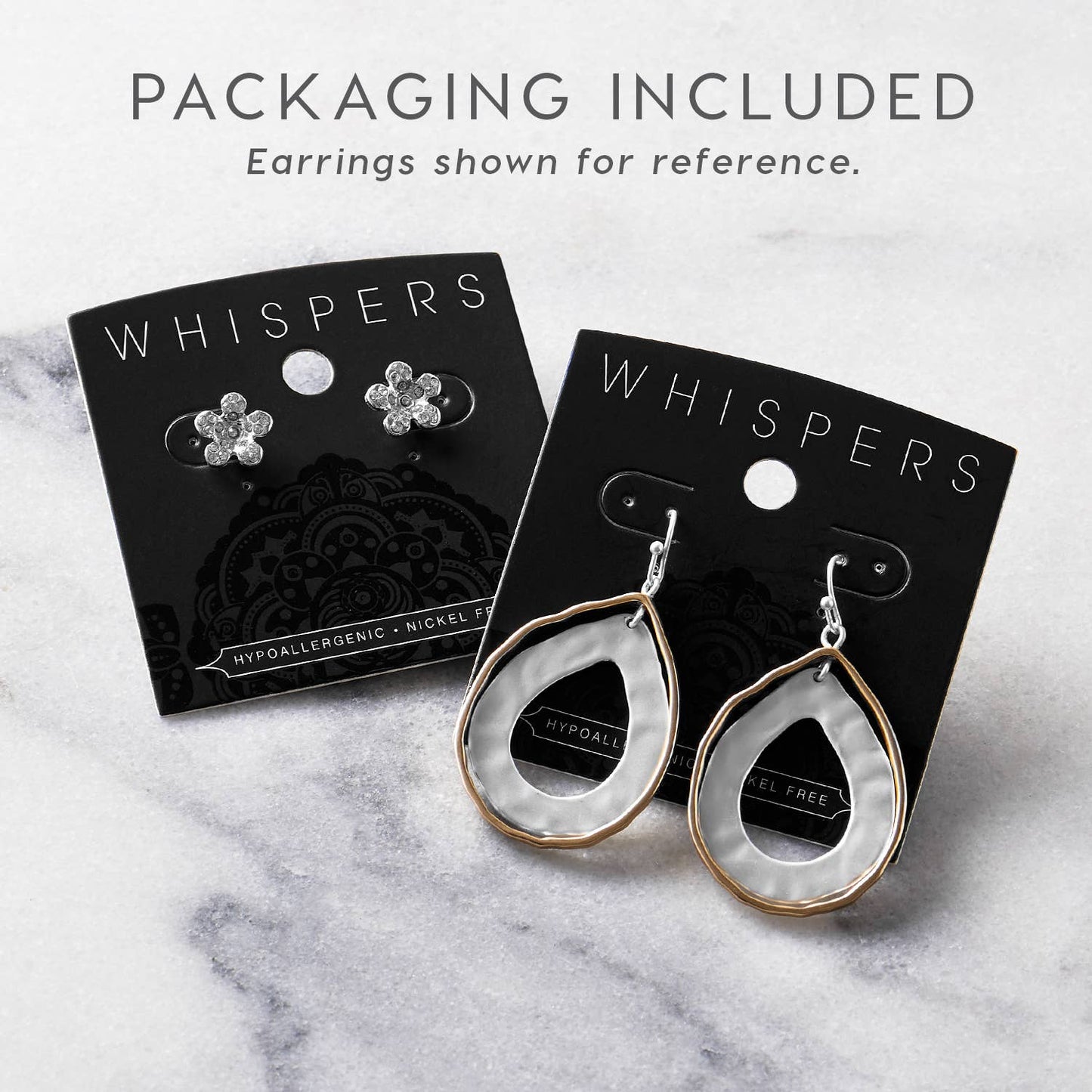 Flower Teardrop Earrings