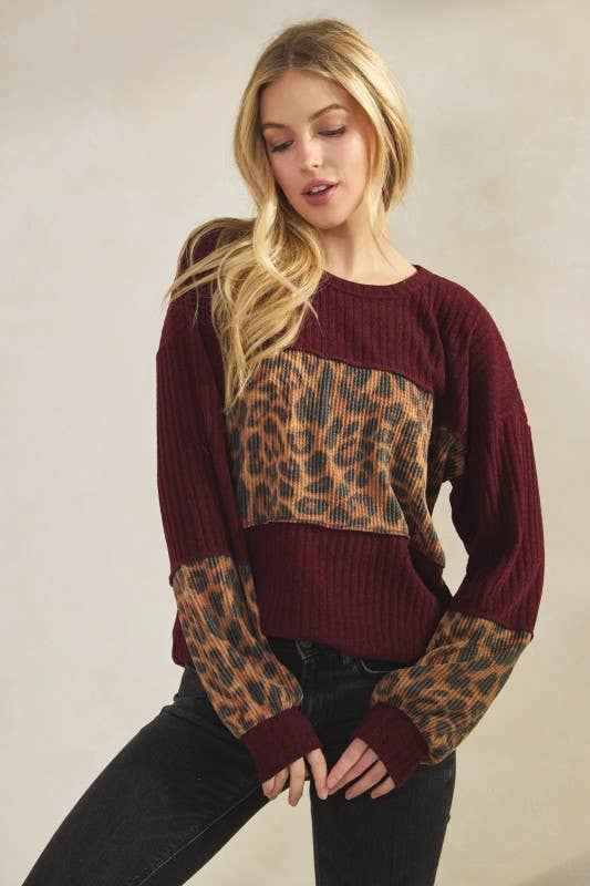 SOLID RIB AND ANIMAL TOP