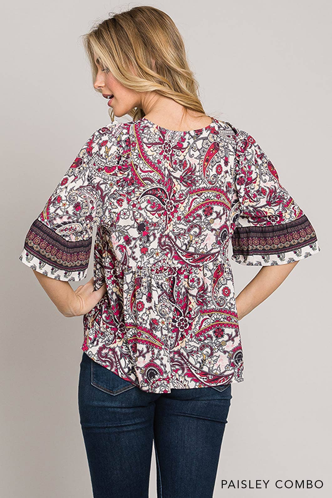 Paisley Boho Top