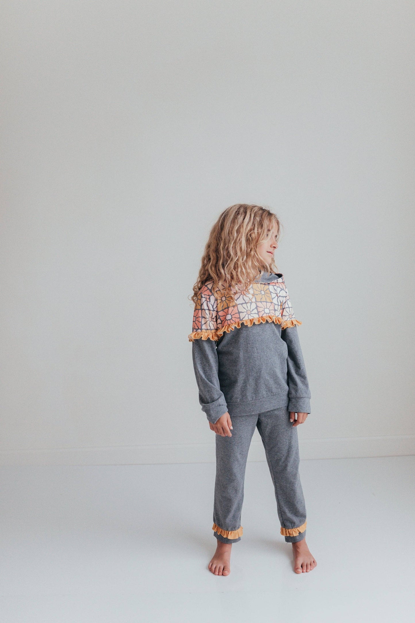 Kids Flower Loungewear Set