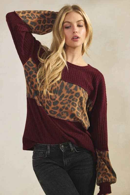 SOLID RIB AND ANIMAL TOP
