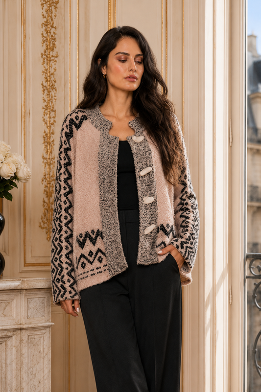Janna Mix Media Sweater