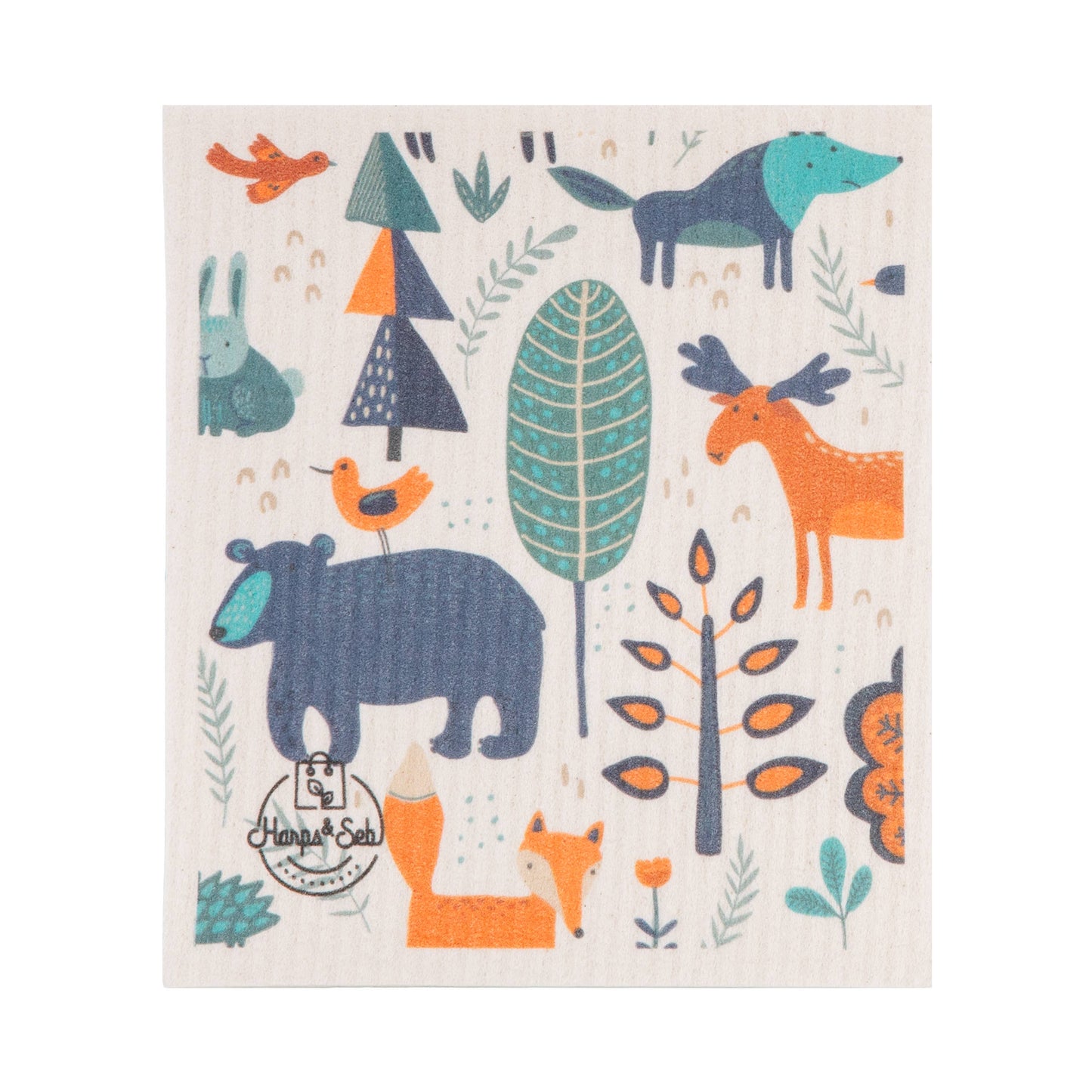 Harps & Seb Swedish Dishcloths - 5 Pack - Mystic Forest