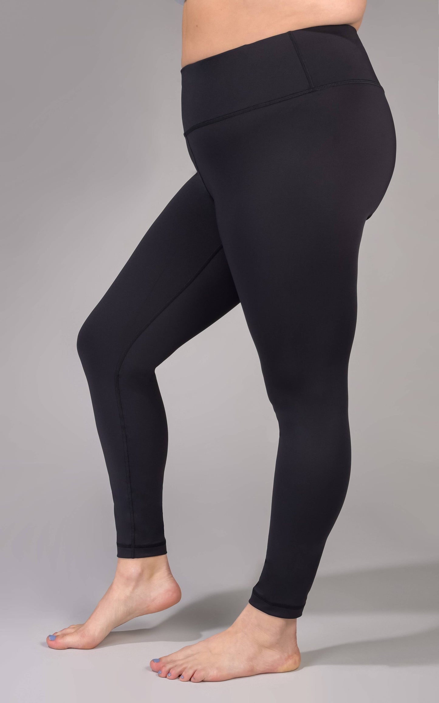 Plus Size - "Squat Proof" Interlink High Waist Leggings