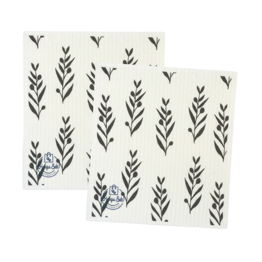 Harps & Seb Swedish Dishcloths - Olive Branch