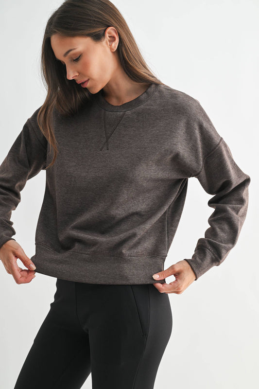 Burned Out Crewneck Sweater