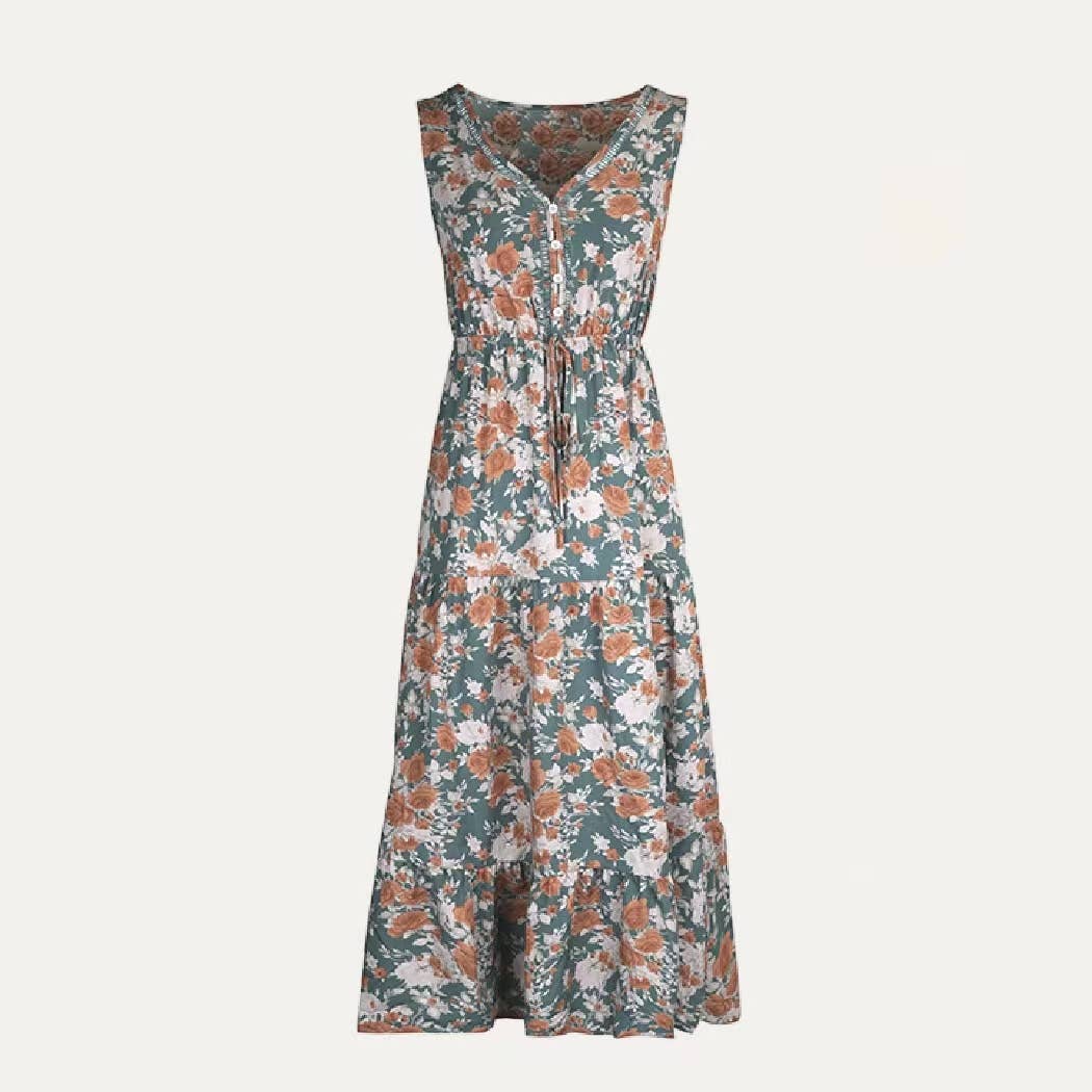 Walk In The Garden Maxi Dress