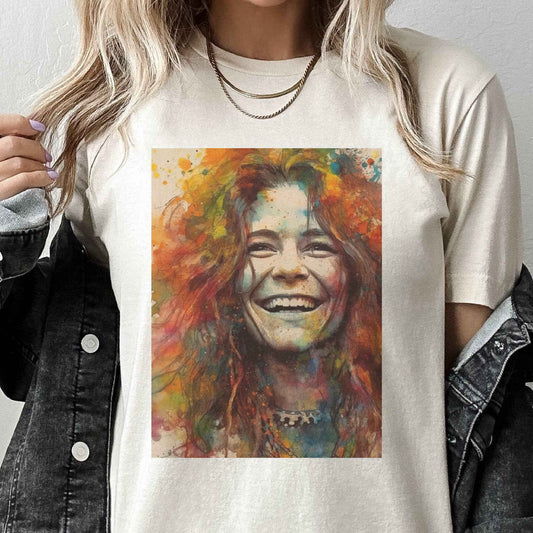 Par.tees by Party On! - Janice Joplin Music Icon Joplin Rock and Roll Graphic Tee