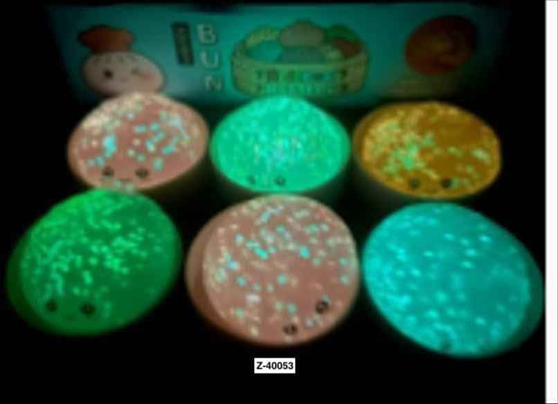 anbfashion - Glow in the dark Dumpling Squishy Squeeze Toy (12 Units)