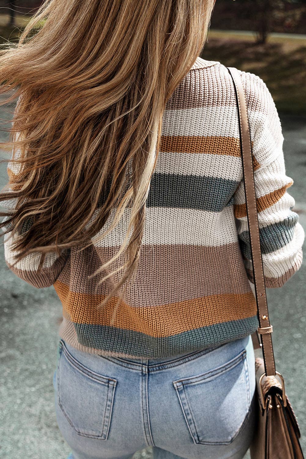 Colorblock Stripe Sweater