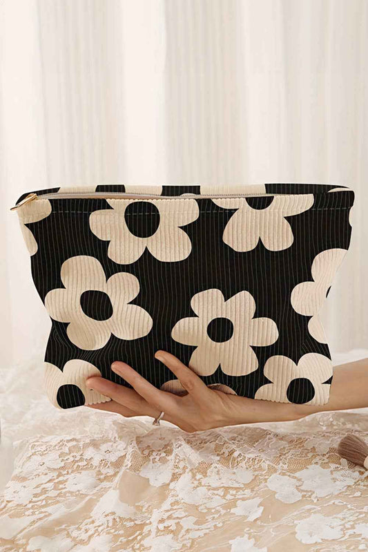 Chic Flower Cosmetic Bag