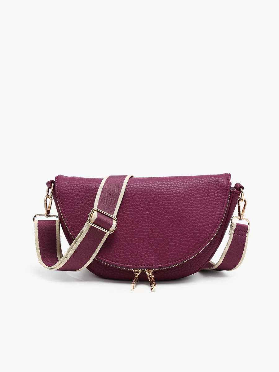 Jen & Co. - Alessandra Foldover Crescent Crossbody | M2896