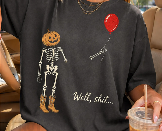 Funny Halloween Skeleton Tee
