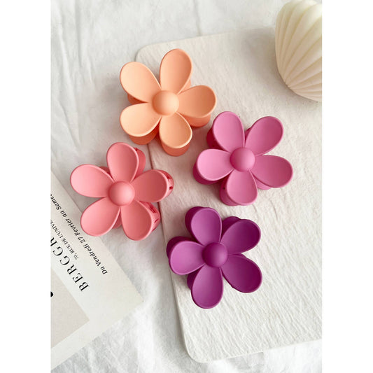 Flower 3-Inch Hair Clips